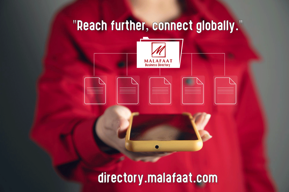 "Reach further, connect globally." - Malafaat Business